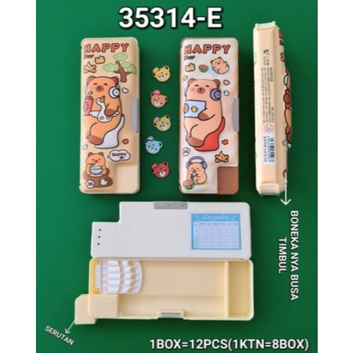 

Tempat Pensil Magnet Karakter Gambar / Kotak Pensil / Tempat Pensil