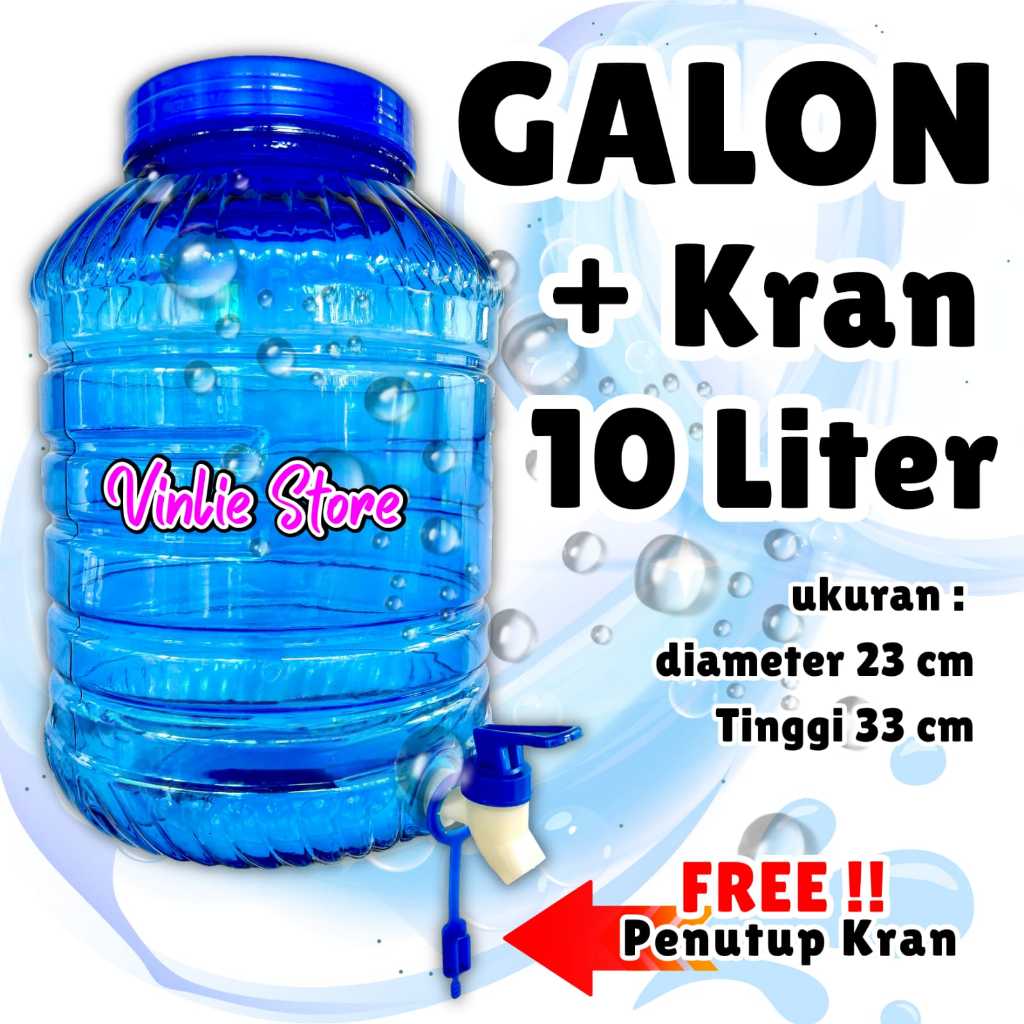Galon Kran 8 liter / Galon Guci / Galon Keran 10 liter / Galon guci cuci tangan / Galon kran 12 lite