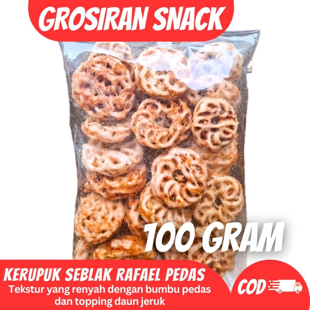 

100 Gram Kerupuk Seblak Rafael SN
