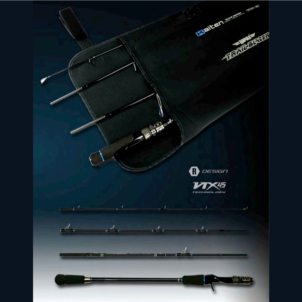 Travel Rod Joran Rapala Trail Blazer KAITEN TBKS604 dan TBKC604 Compact Slow Jigging Special SP&OH