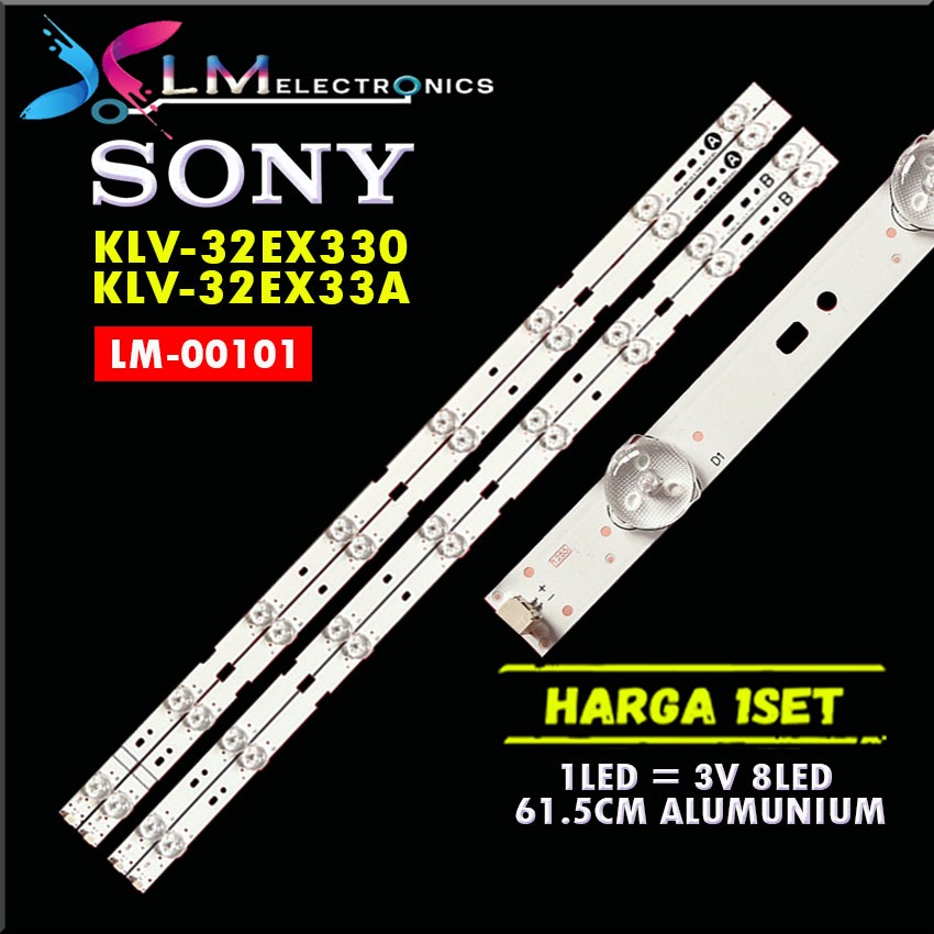BACKLIGHT TV SONY KLV32EX33A - KLV32EX330 - KLV-32EX330 KLV 32EX330 KLV-32EX33A 32EX33A 4PCS