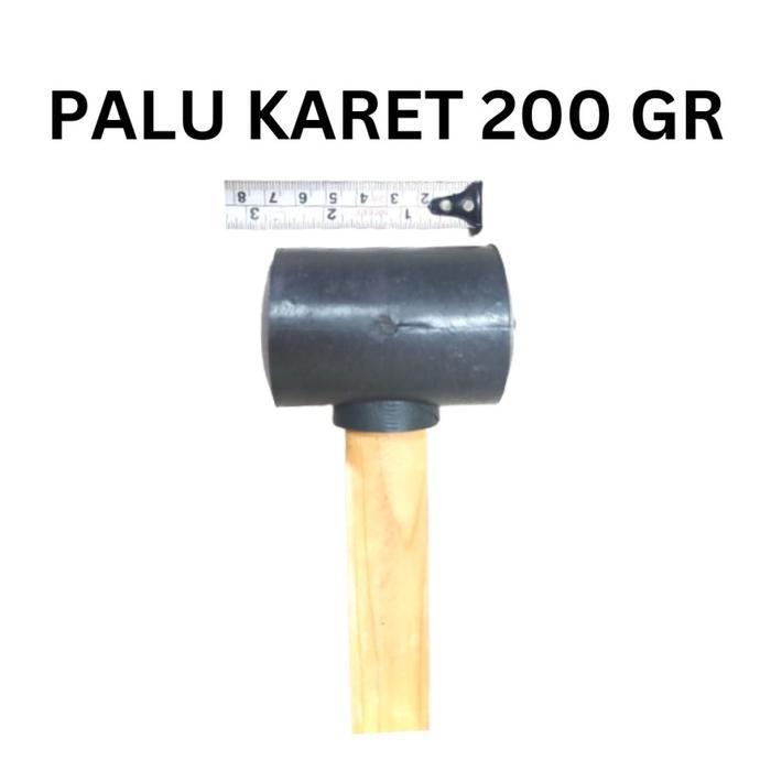 PALU KARET JUMBO / PALU KARET 200 GRAM/PALU KACA KERAMIK JELLY RUBBER MALLET /PALU TUKANG KACA KARET
