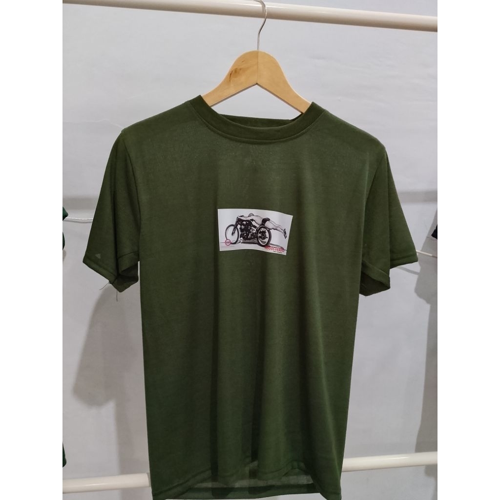 Baju pria murah | hadiah ultah pria | kaos murah pria | bahan adem warna hijau keren