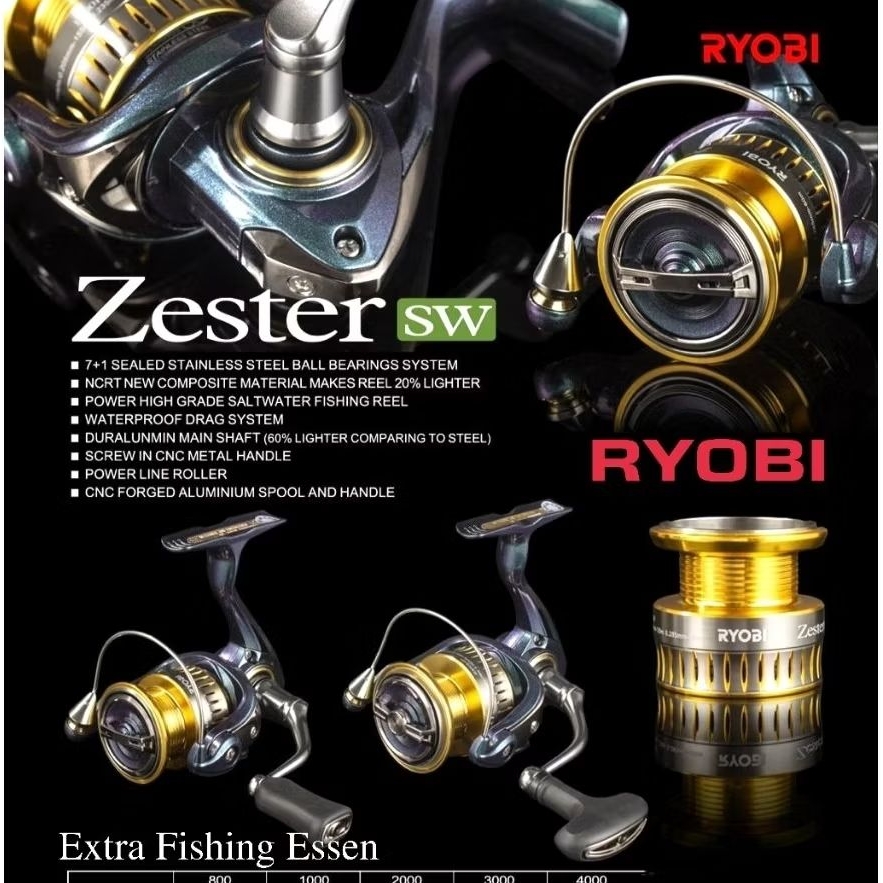 Reel Ryobi Zester Sw Power Handle Saltwater