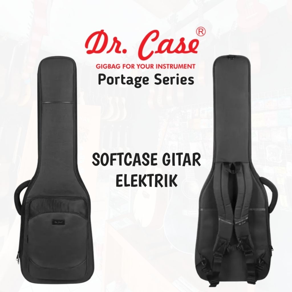 GIGBAG GITAR ELEKTRIK DR.CASE PORTAGE SERIES TAS GITAR ELEKTRIK DR CASE SOFCASE