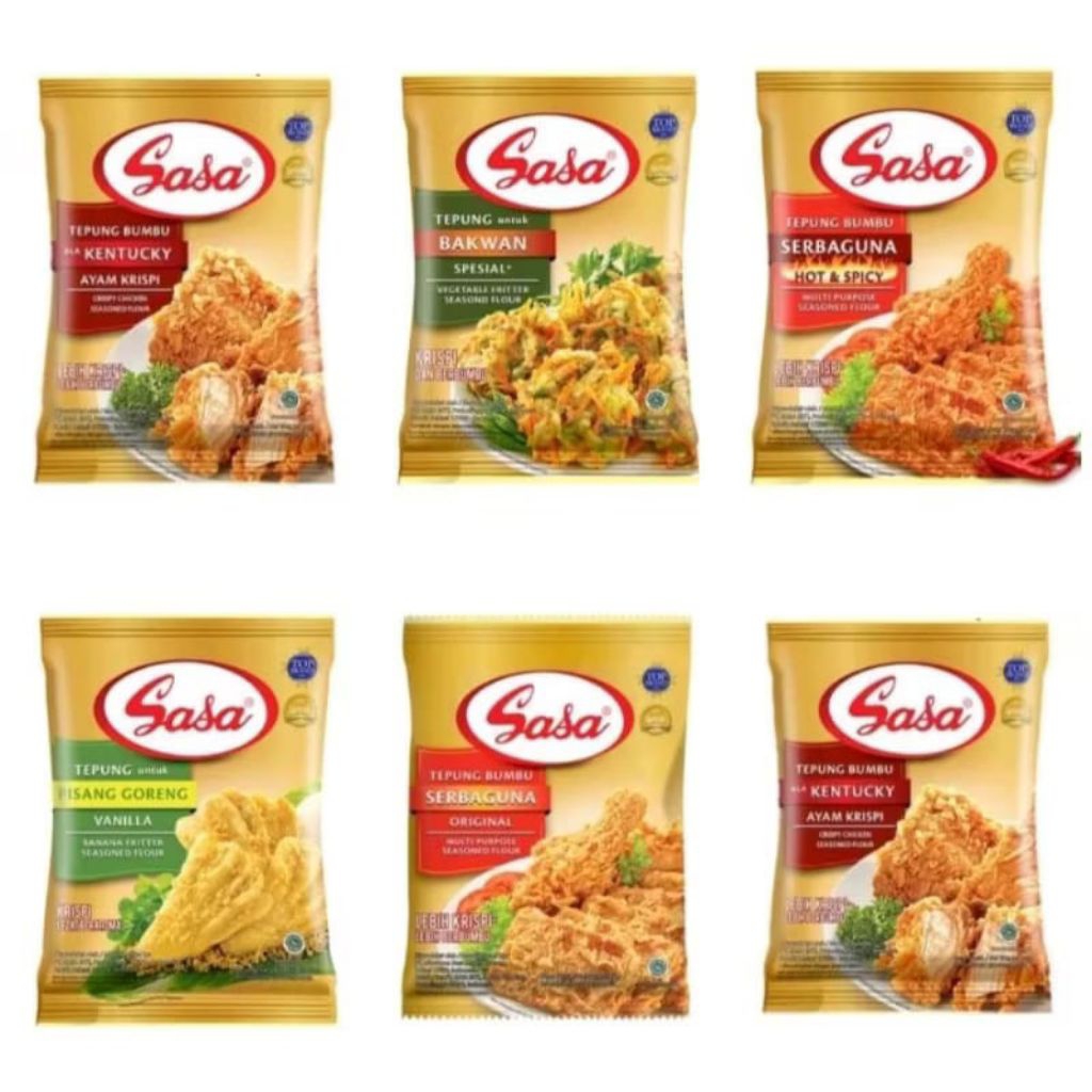 

Sasa Tepung Bumbu Serbaguna 1 renceng 10 sachet