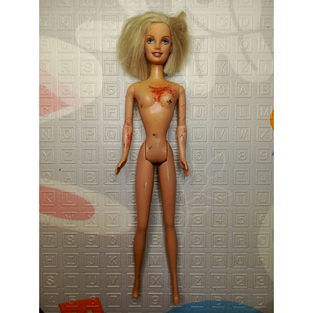 Boneka Barbie Mattel body jadul