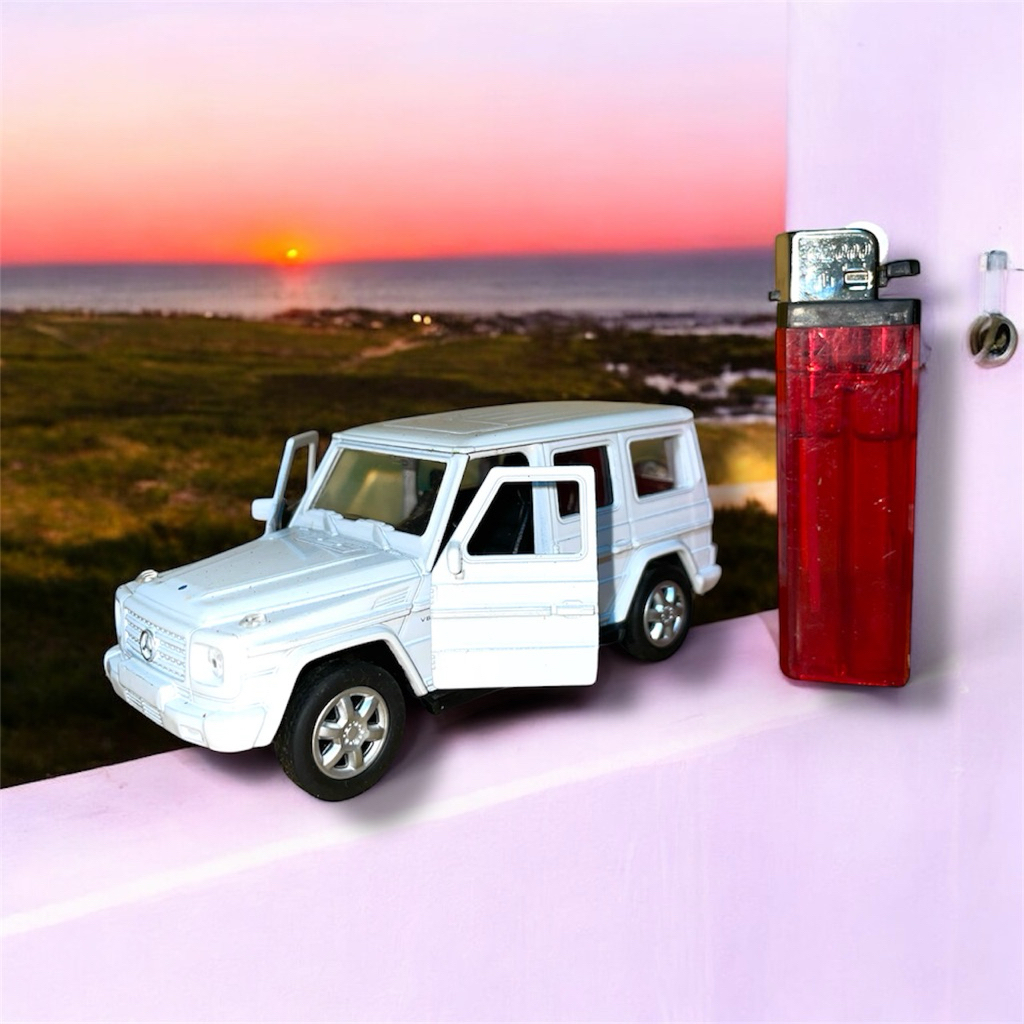 NEX WELLY White Mercedes-Benz G 63 AMG 6x6 Diecast Metal