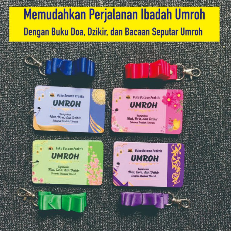 Buku doa umroh, Mini nota umroh, Panduan umroh