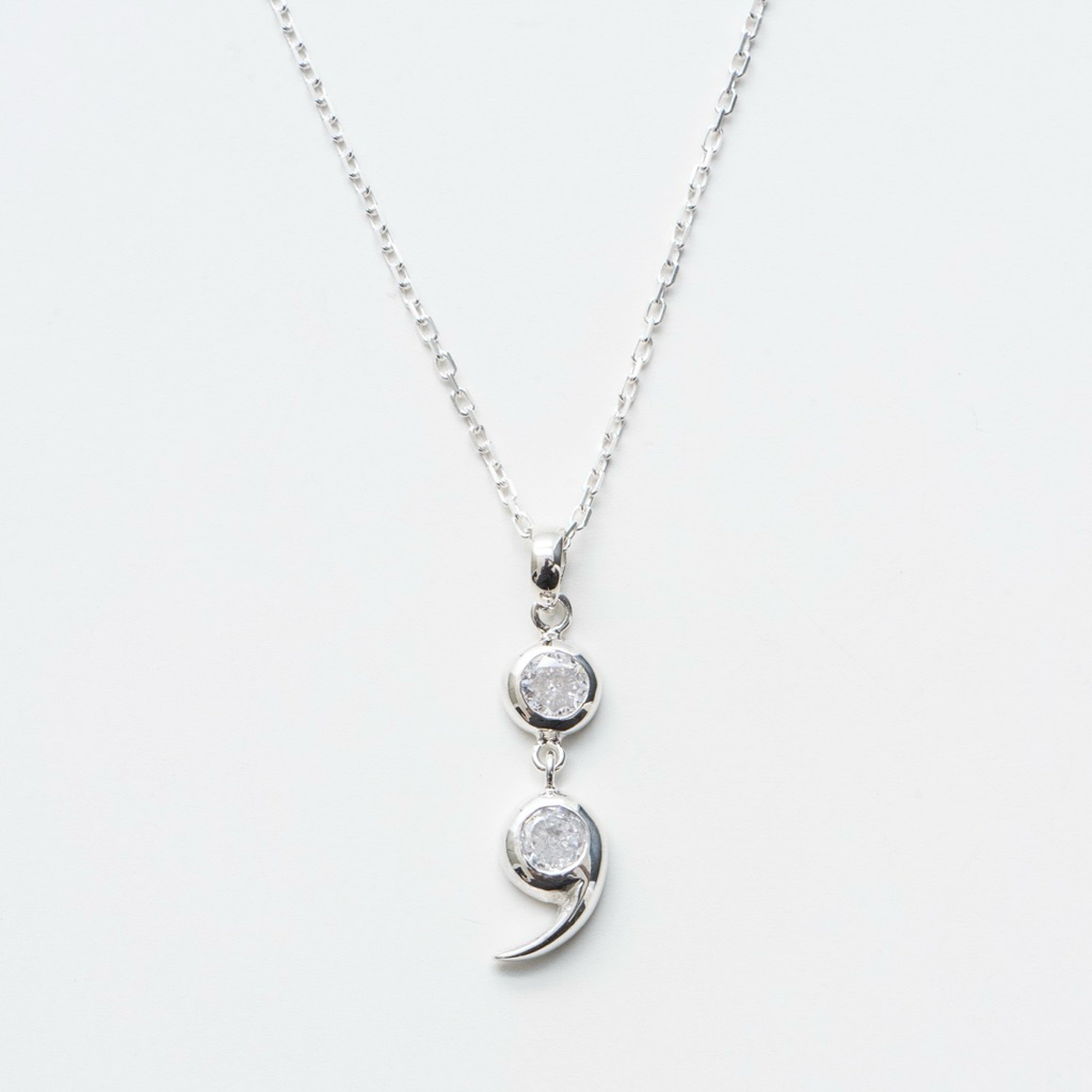 SEMICOLON CHAIN NECKLACE