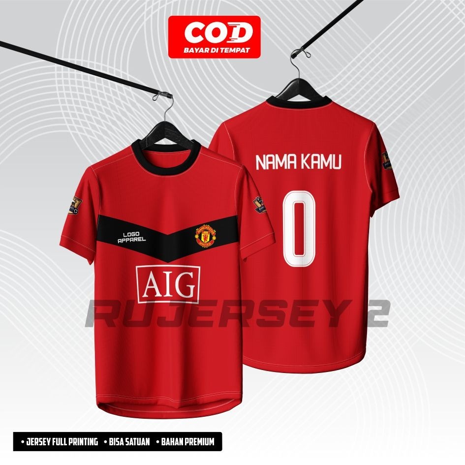 Jersey MU UTD 2009 / Jersey MU 2009 Home Full Printing