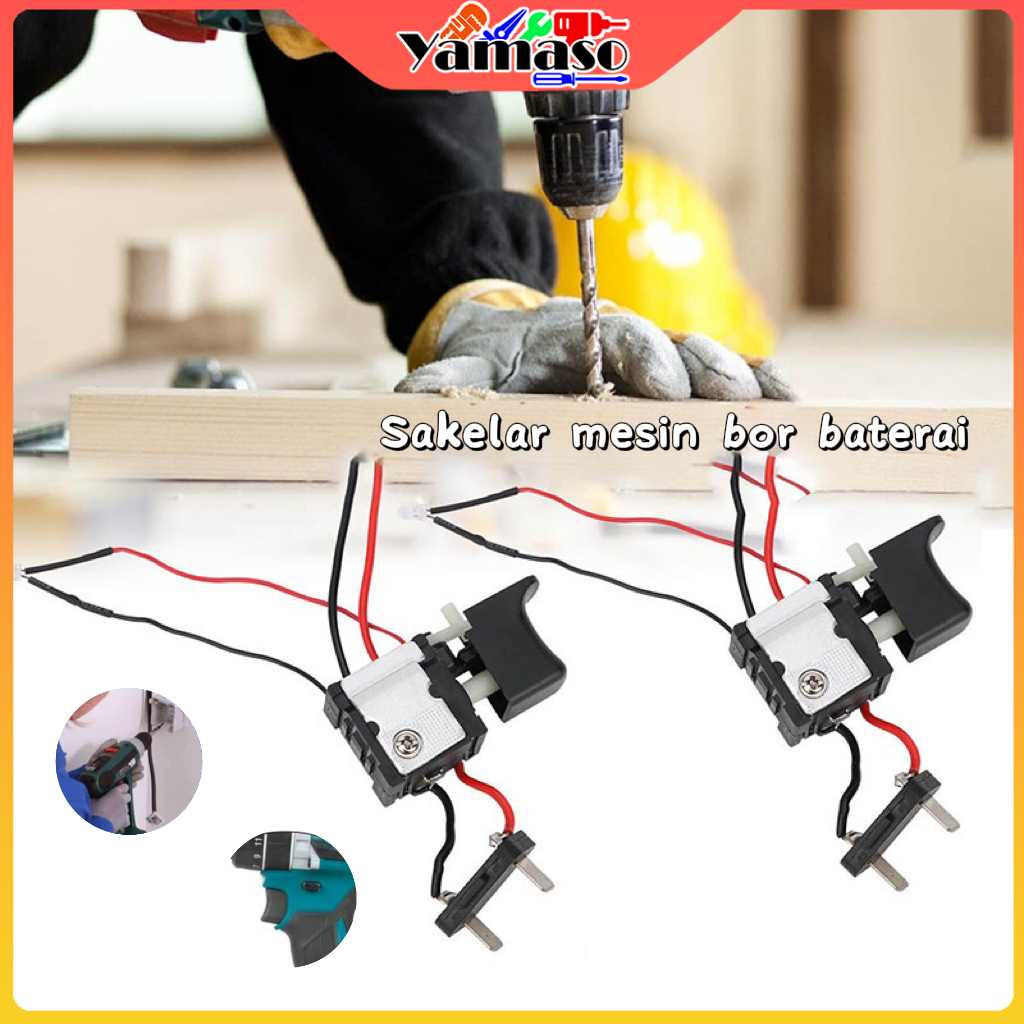 Trigger Bor Switch Control Dc Bor Baterai Saklar Mesin Bor Baterai Dc Cordless Trigger Switch Bor Co