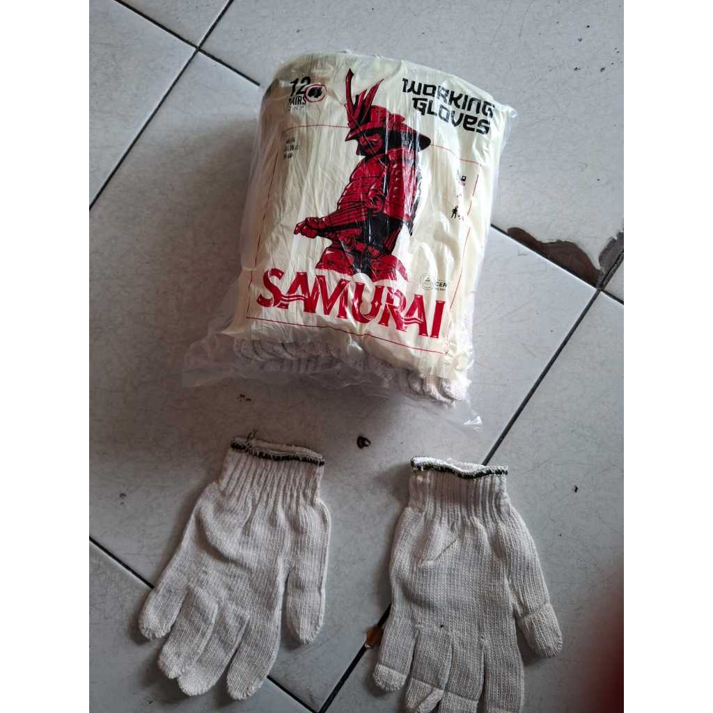 SARUNG TANGAN BENANG 5 PUTIH