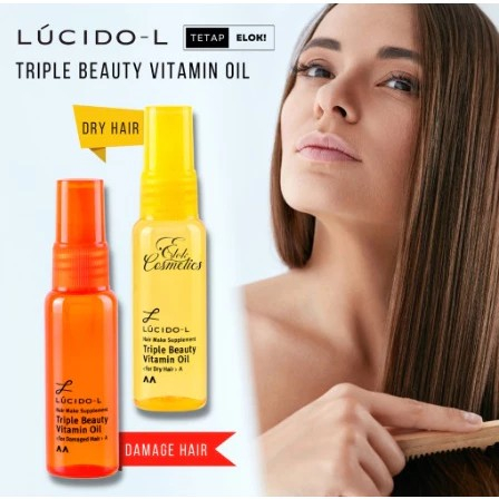 LUCIDO-L Hair Treatment Vitamin Spray & Oil | Vitamin Rambut 30ml