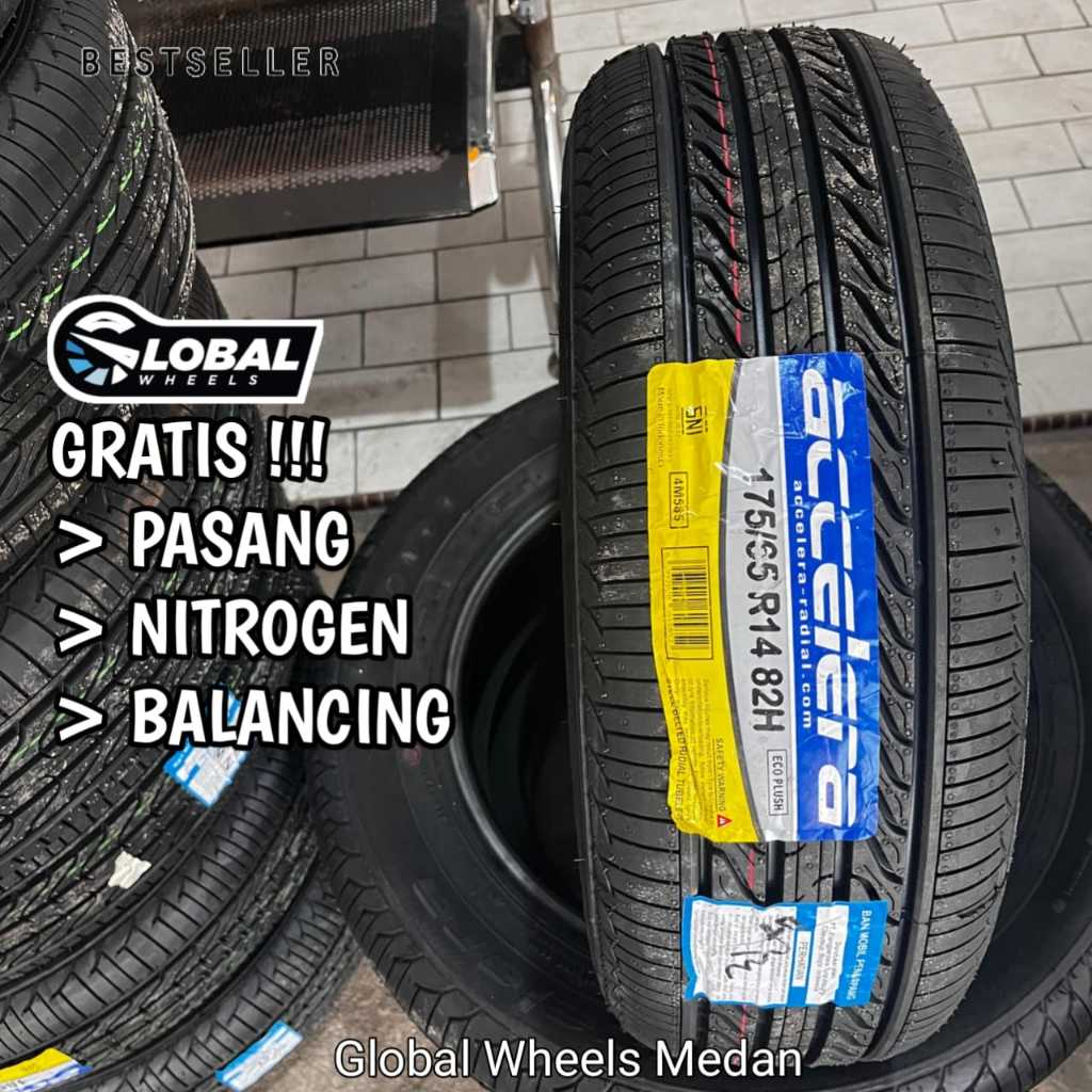 Ban Mobil Murah Tubles Ring 14 175 65 R14 Accelera Ecoplush Terbaru 2025 Agya,Brio,Sigra