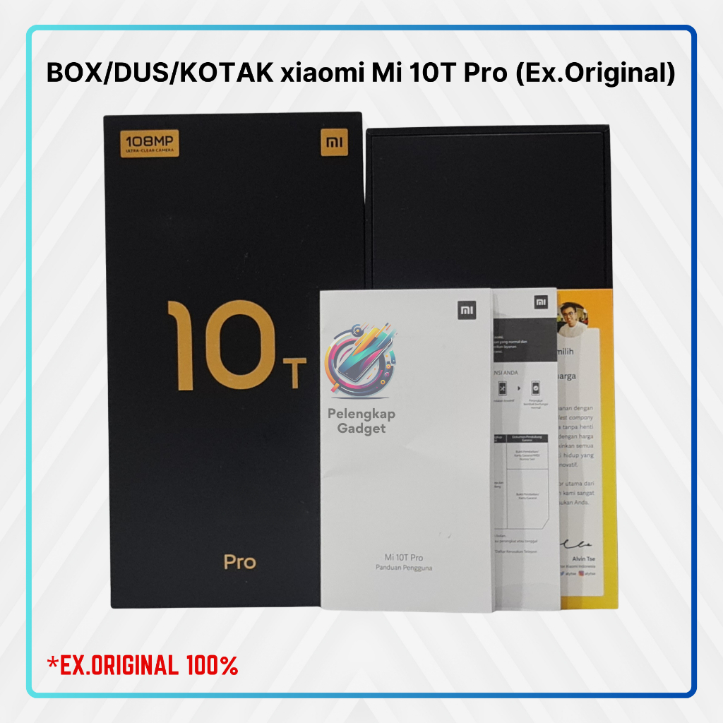 

BOX/DUS/KOTAK xiaomi Mi 10T Pro (Ex.Original)