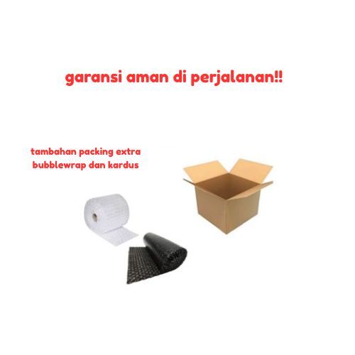 

TAMBAHAN EXTRA PACKING BUBBLEWRAP DAN BOX KARDUS AGAR PAKET LEBIH AMAN