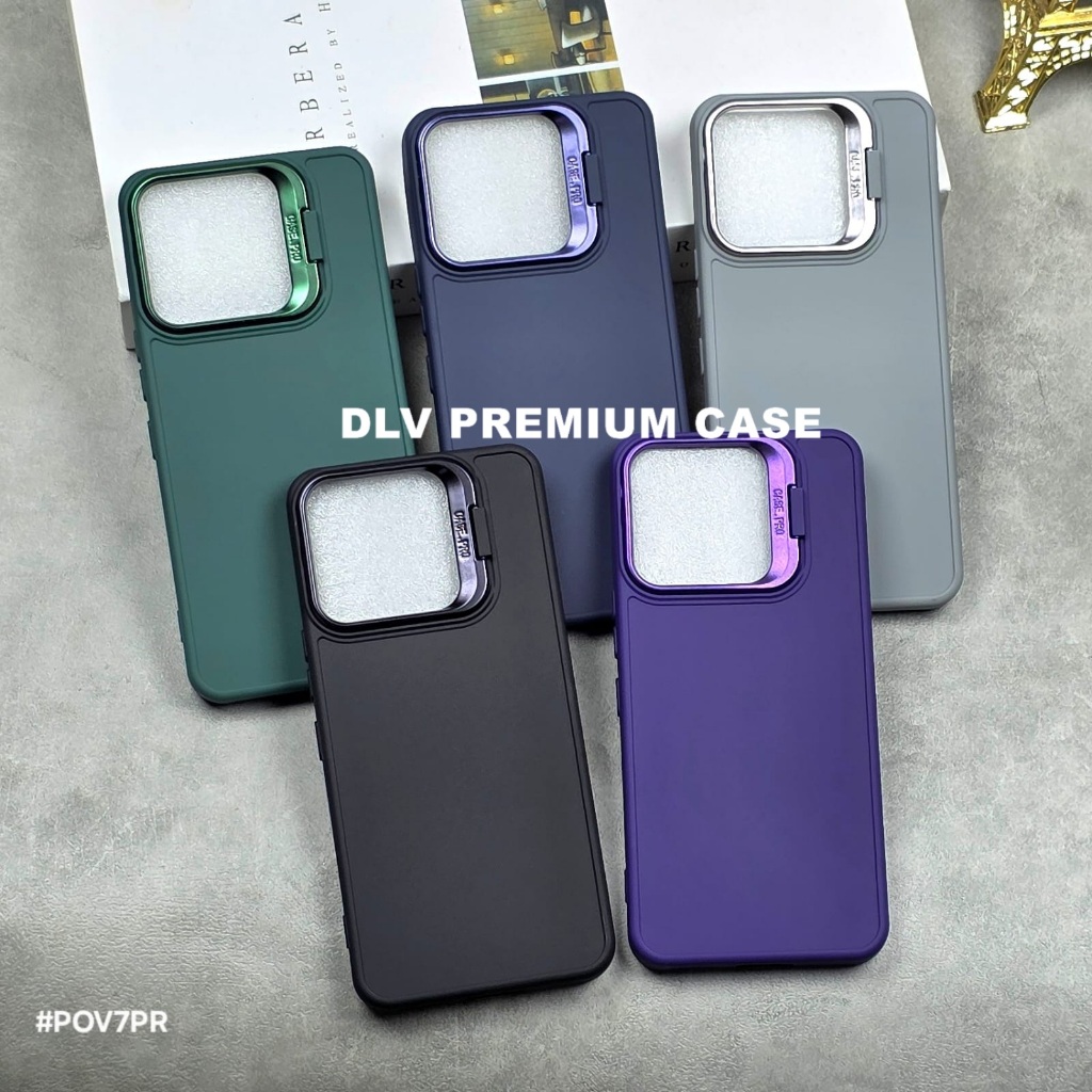 TECNO POVA 7 4G TECNO POVA 7 PRO TECNO POVA 7 ULTRA CASE LUXURY LENS HOLDER STAND CAMERA CASE MACARO