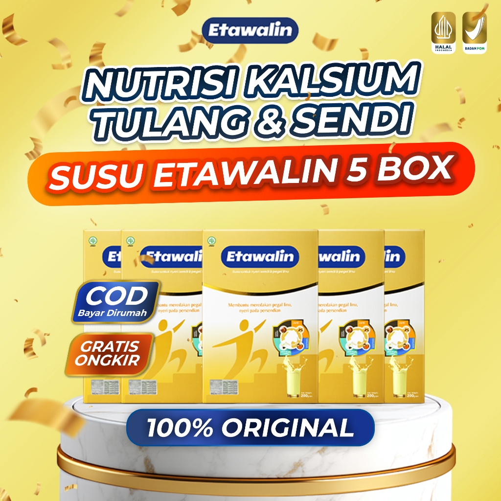 

Etawalin Untuk Nyeri Sendi & Asam Urat Original 5 Box