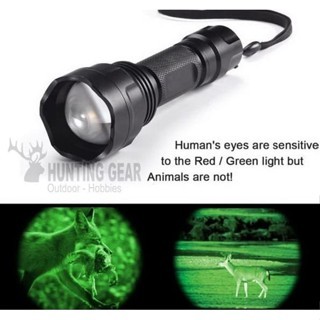 Senter Hunting/Senter Berburu/Senter Hijau/Senter Sinar Hijau C8