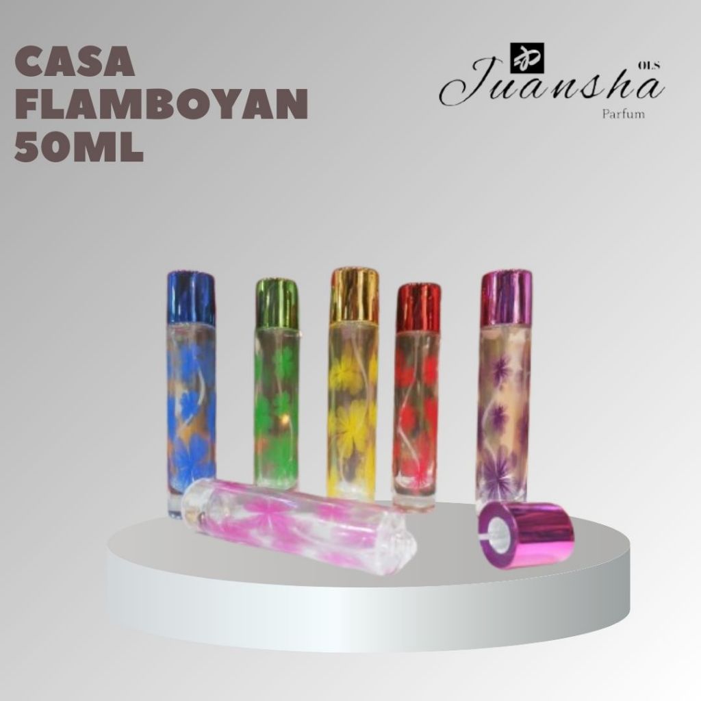 BOTOL PARFUM | CASA FLAMBOYAN 50ML | BOTOL DRAT | HARGA PERLUSIN