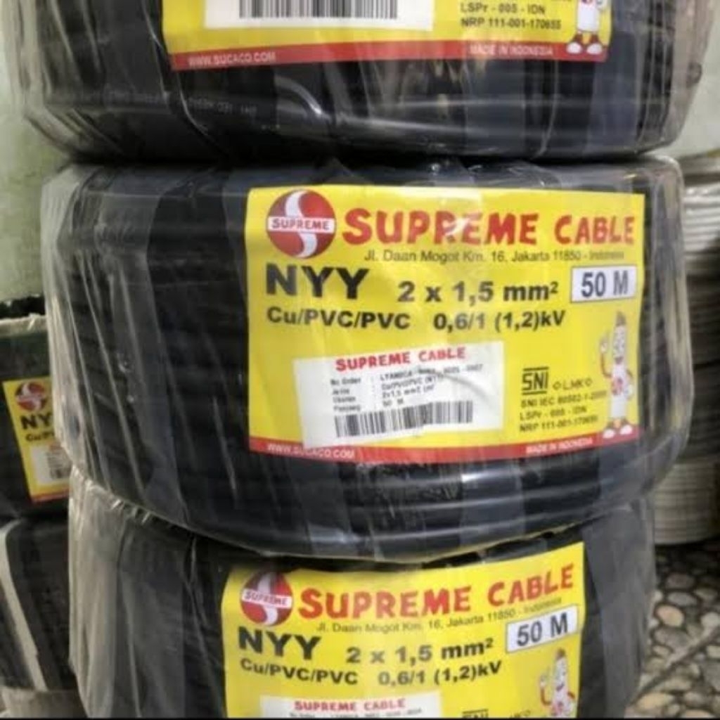 Kabel NYY 2x1,5 Supreme 2x1.5