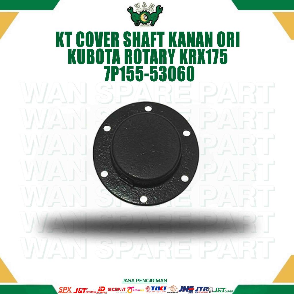 KT COVER SHAFT KANAN ORI KUBOTA ROTARY KRX175 7P155-53060 FOR TRAKTOR 4 RODA WAN SPAREPART