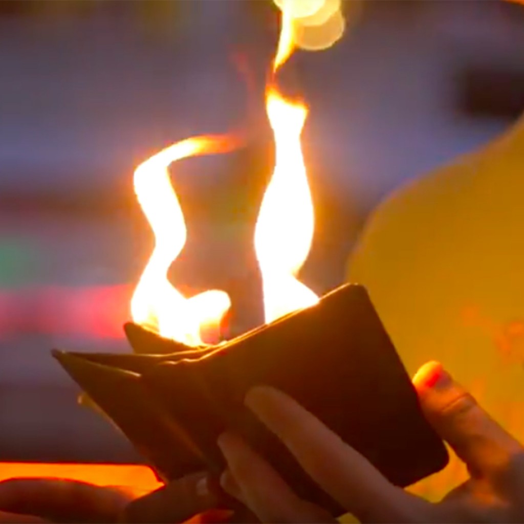 PORTFIRE / Alat Sulap Fire Wallet - Dompet Api - Dompet Sulap / Dompet Api