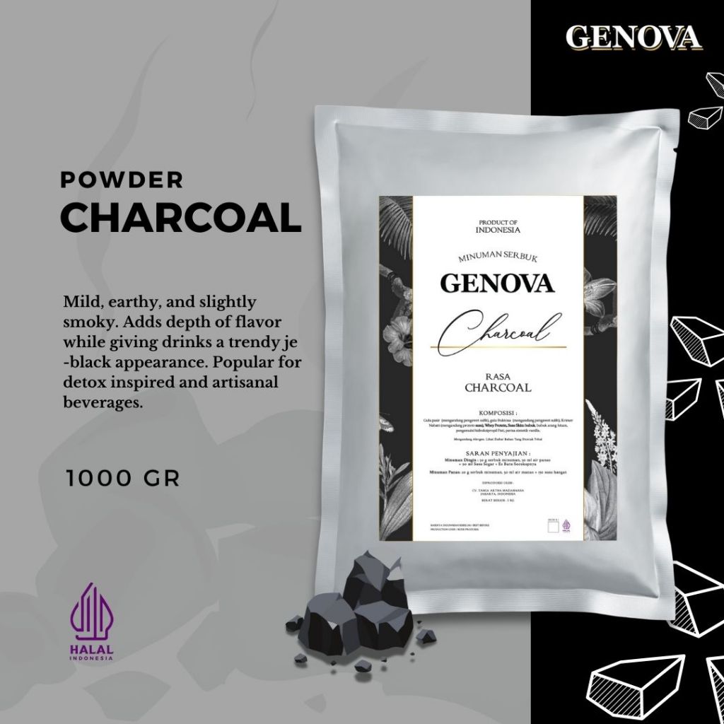

GENOVA Charcoal Powder 1000gr