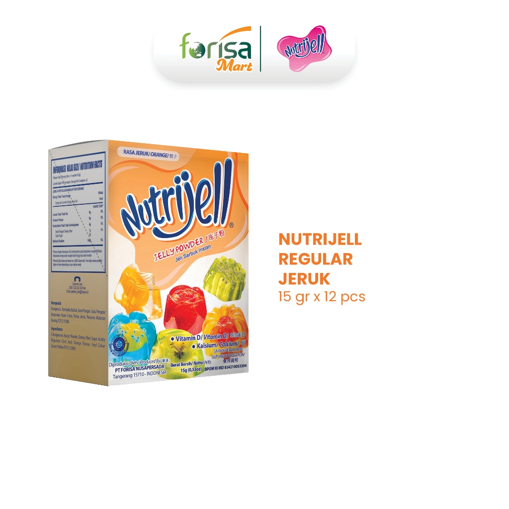 

Nutrijell Reguler Jeruk 15gr Box - 12 pcs