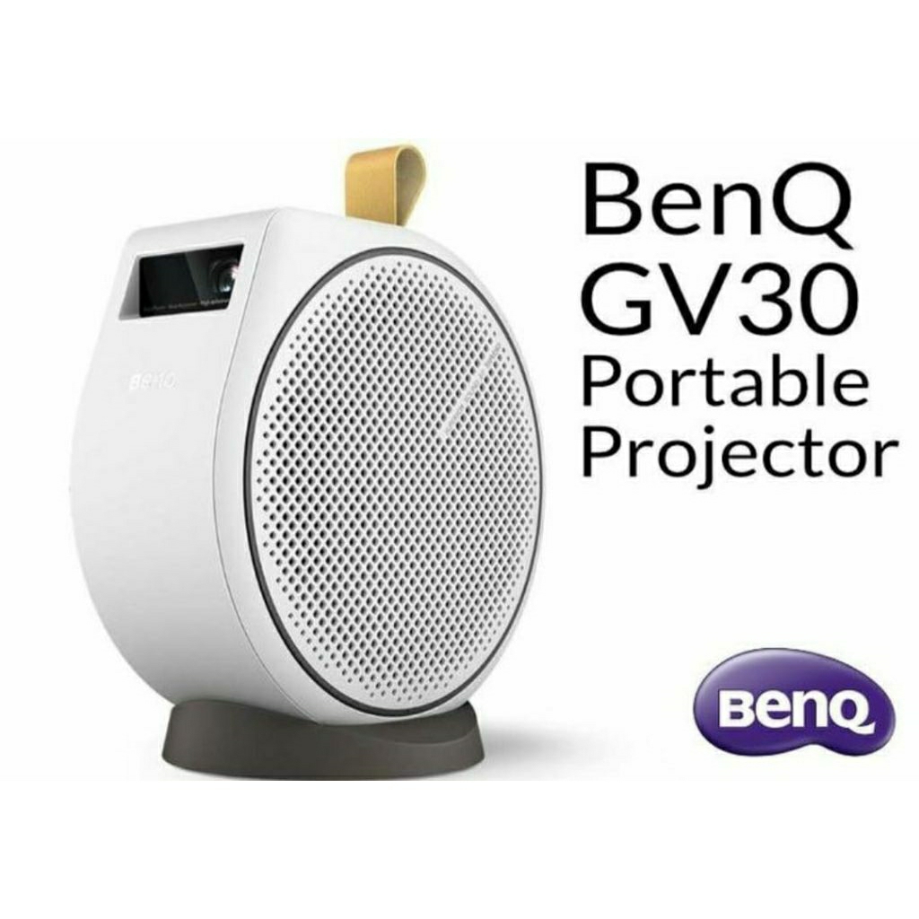 PROYEKTOR BENQ GV30 PORTABLE - HD 720 300AL 2.1 AUDIO 4W-8W SMART PORTABLE BLUETOOTH WIFI DLP 3-3-1 