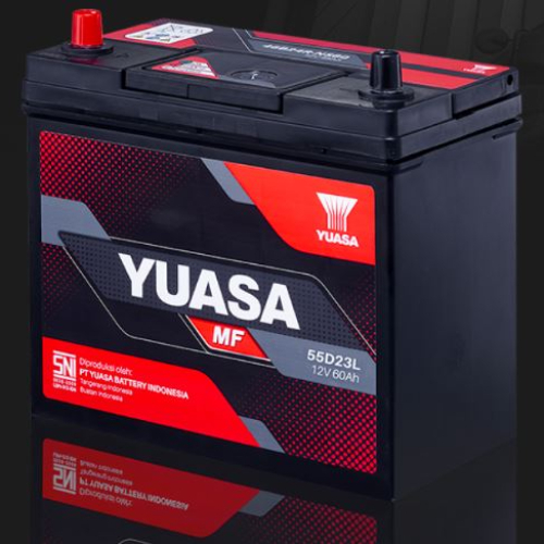 Yuasa Aki Mobil 55D23L MF 100% ORIGINAL