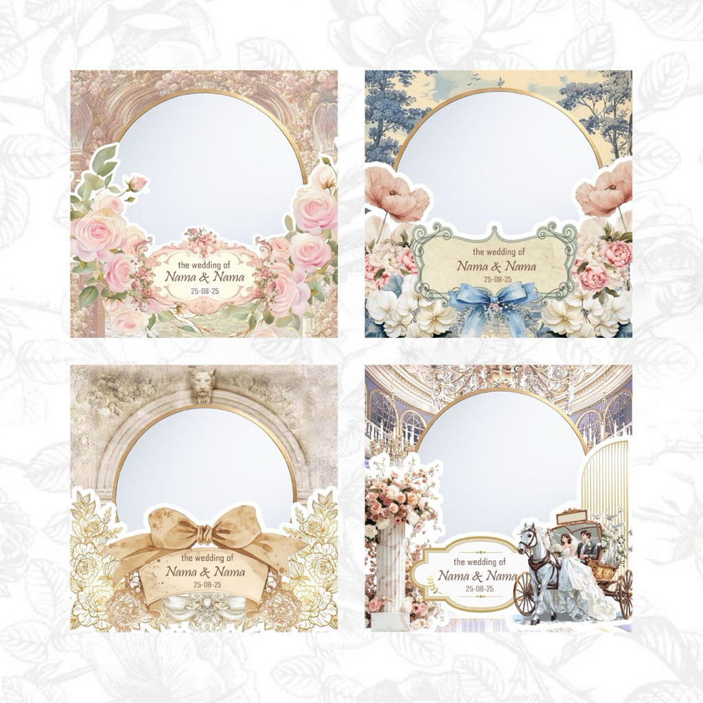 souvenir cermin | souvenir kaca pernikahan | cermin bulat aesthetic