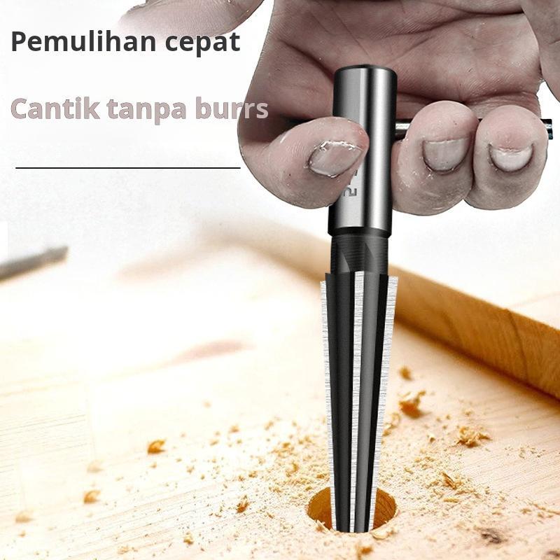 Cone reamer bor kerucut shank lurus mesin reamer reamer reamer pembuka lubang karbida meninju artefa