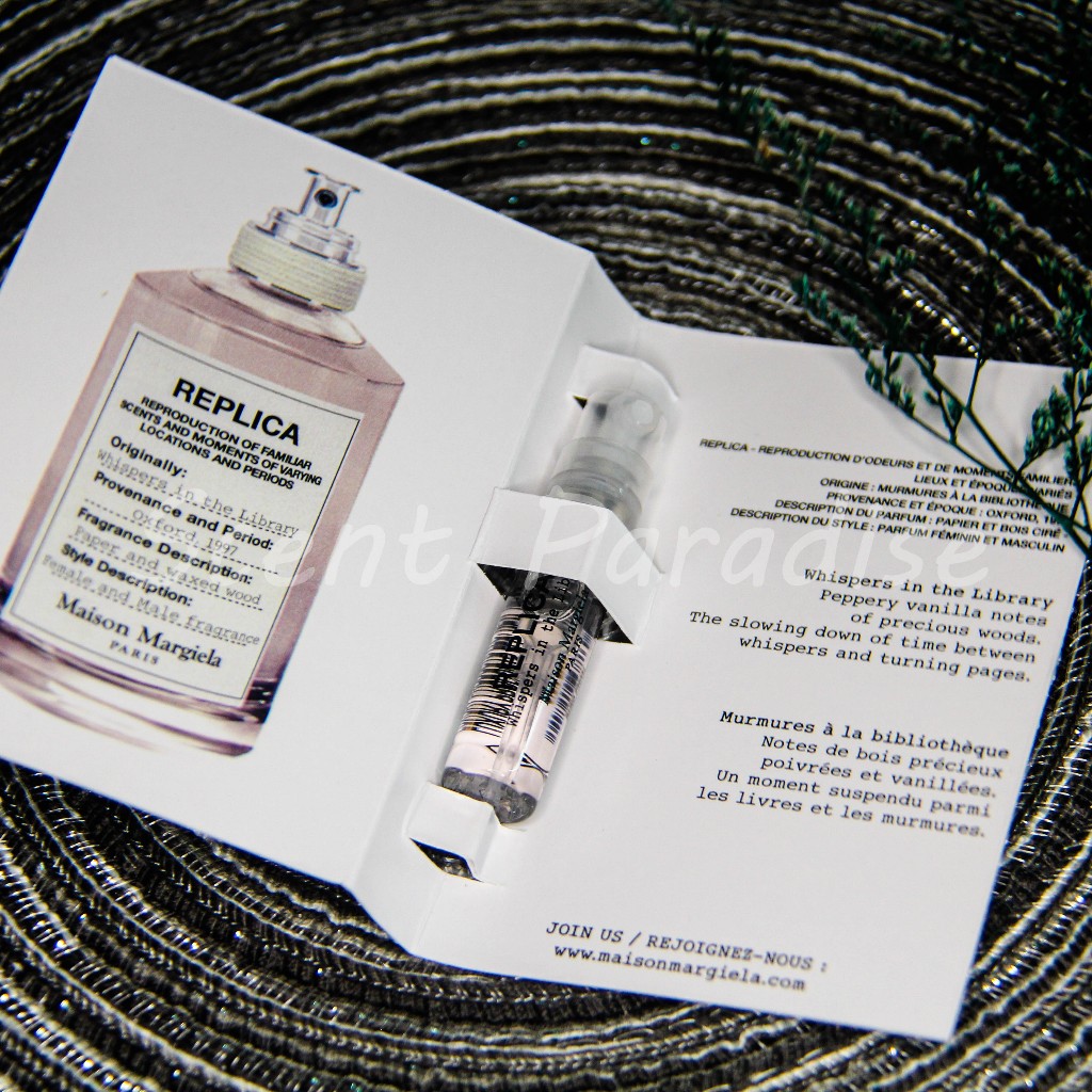 Whispers in the Library, 2019 Tester Parfum 1.5ml Wewangian Parfum Botol/Sampel Parfum/Vial Parfum O