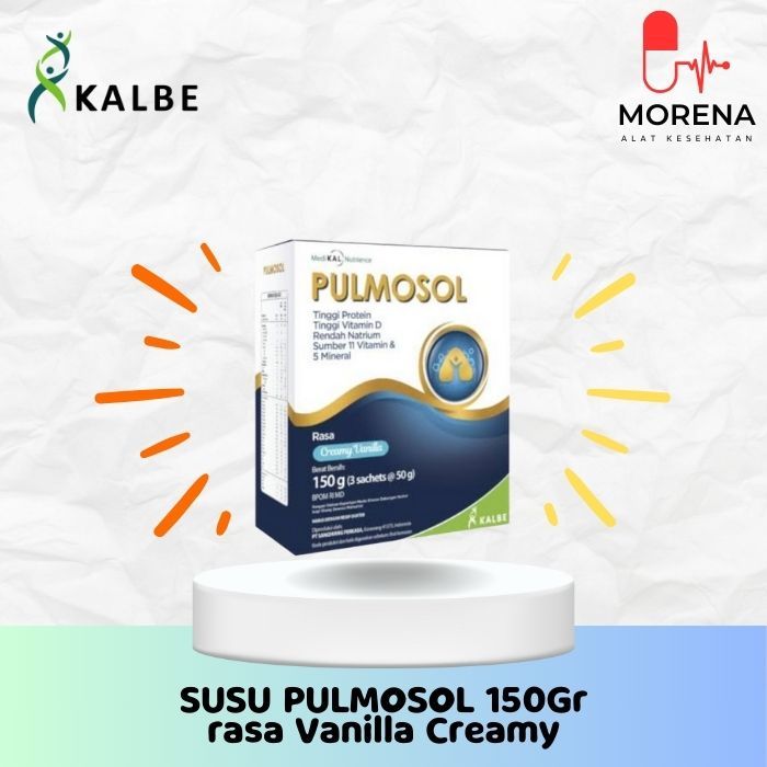 

PULMOSOL - Susu Dewasa Pulmosol Vanilla Creamy 150gram