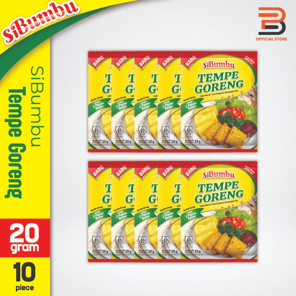 

10pcs - SiBumbu Bumbu Tempe Goreng