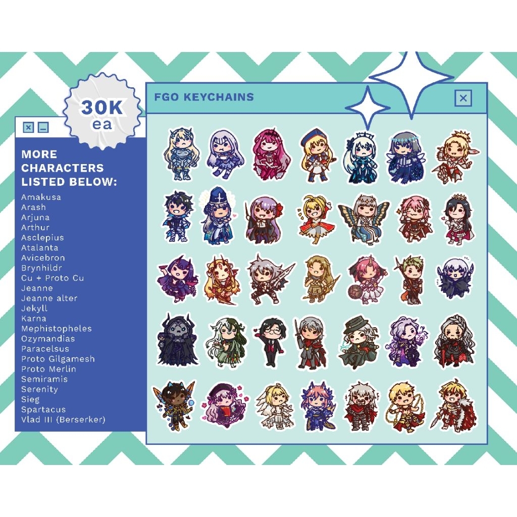 Keychain Fate Grand Order