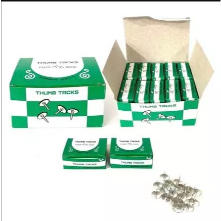 

Paku Payung/thumb tacks 1box isi 10 kotak kecil ( PACK )