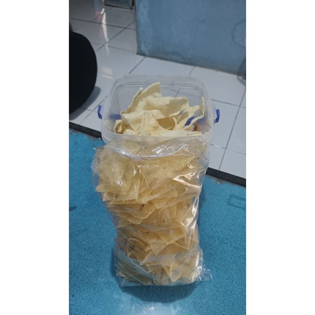 

Kerupuk Singkong / Opak Singkong enak gurih renyah lezatt tinggal makan