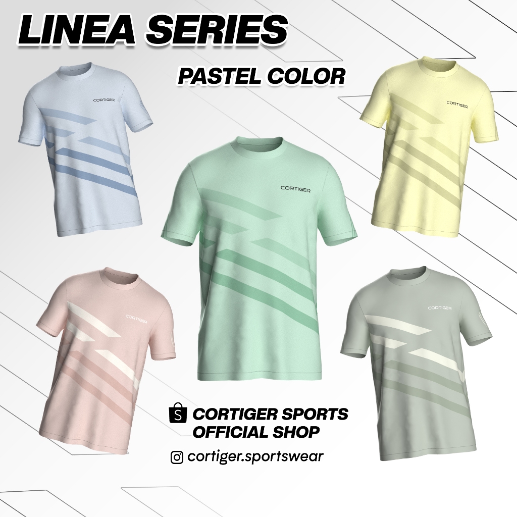 Cortiger Linea Series - Jersey Running Pria / Kaos Olahraga Pria / Baju Olahraga Pria / Jersey Premi