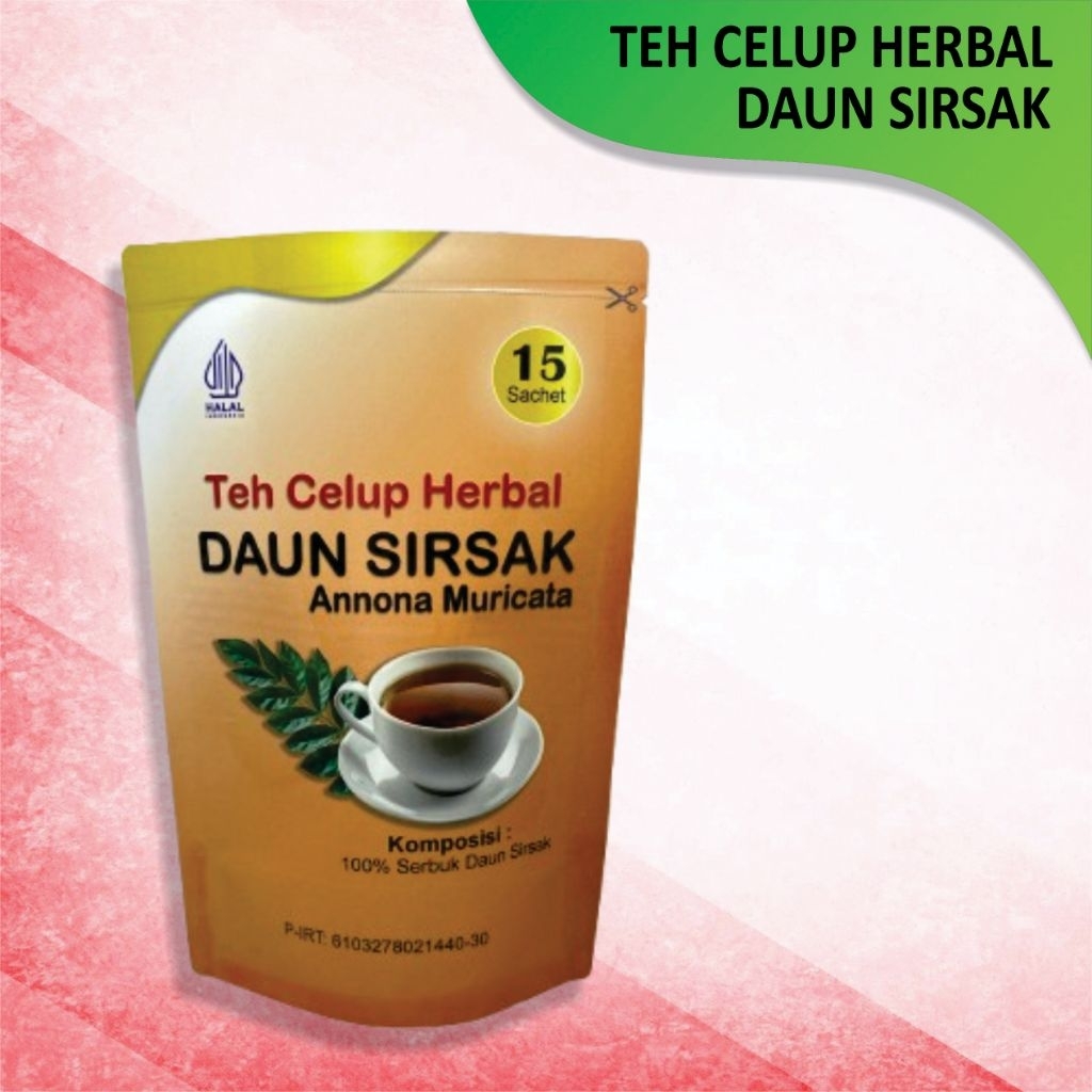 

Teh Celup Herbal Daun Sirsak [100%] Murni