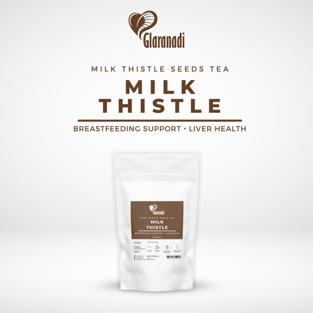 

Glaranadi Teh Milk Thistle Kering 11gr Teh Penambah ASI / Dried Milk Thistle Seeds Tea Breastmilk Tea