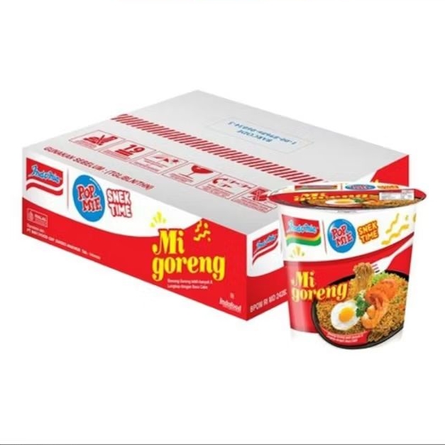 

Pop Mie Mi Instan Cup Goreng 12 x 43 g - Karton