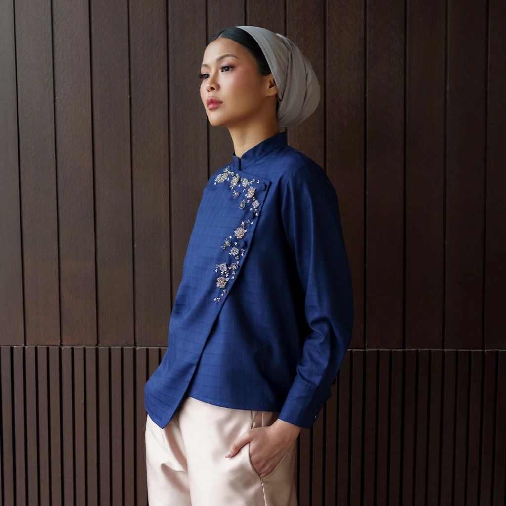 Jenna and Kaia - Glara Top Navy