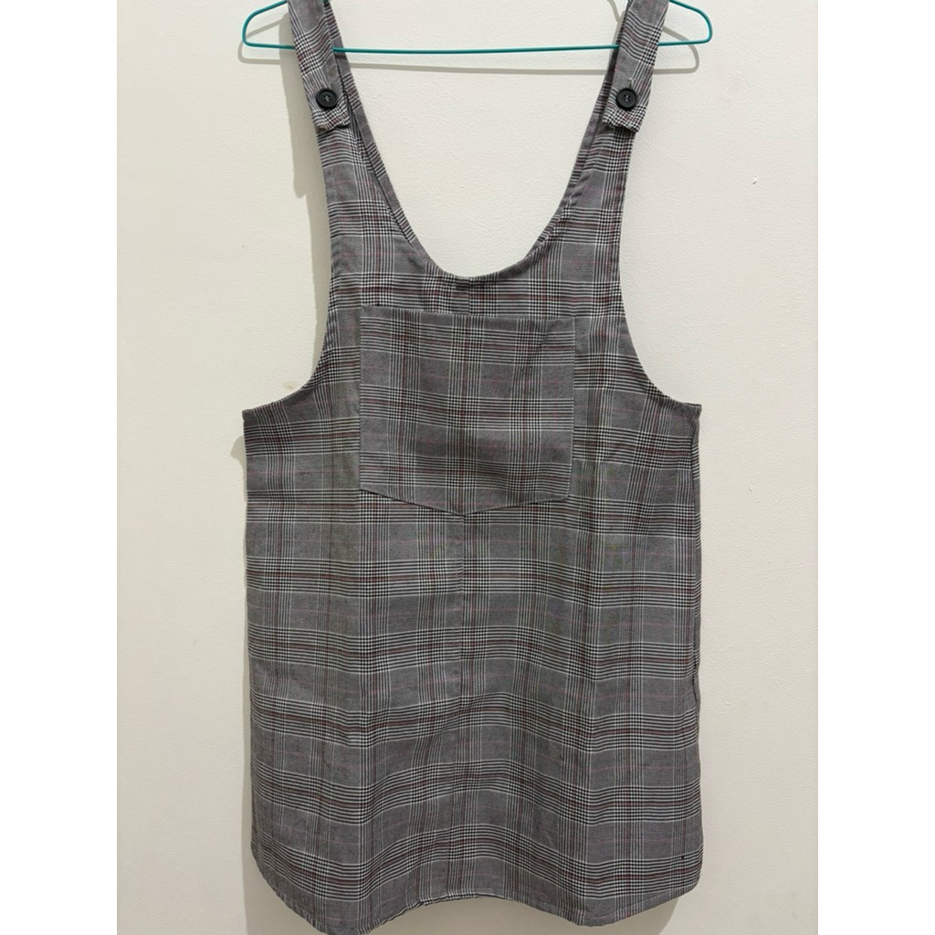 Pull & bear tartan / overall dress / dress mini