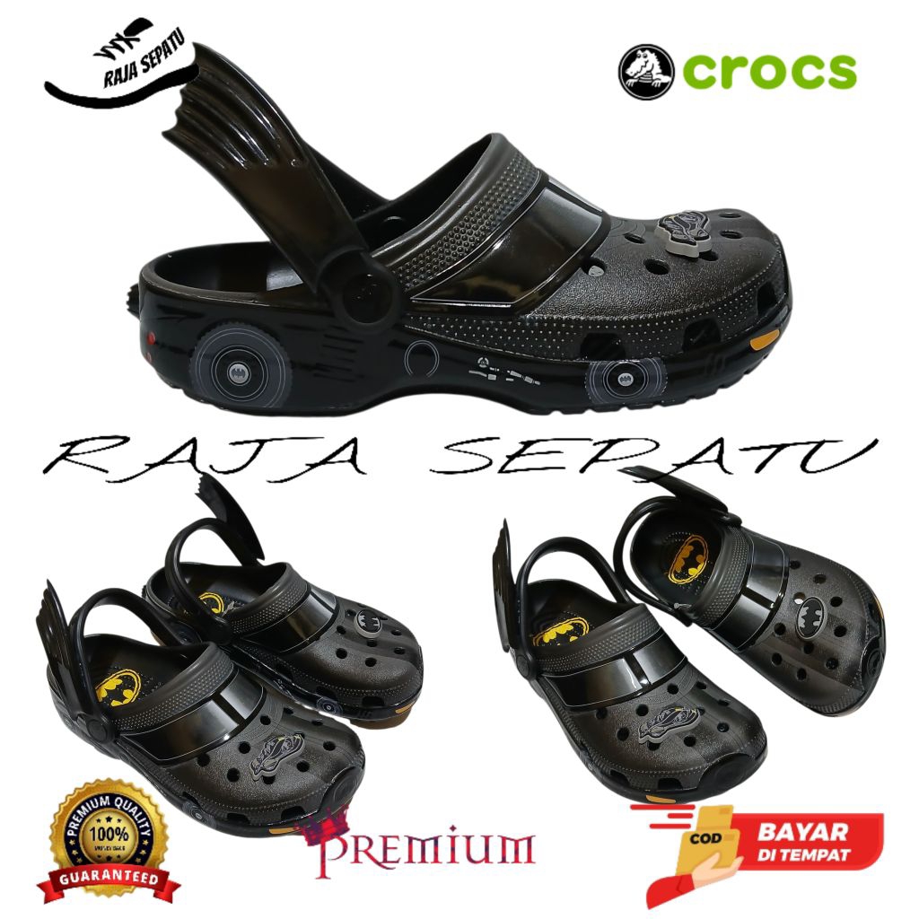 SANDAL CROCS BATMAN/SANDAL BATMAN UNISEX/SANDAL CROCS/SANDAL CROCS DEWASA
