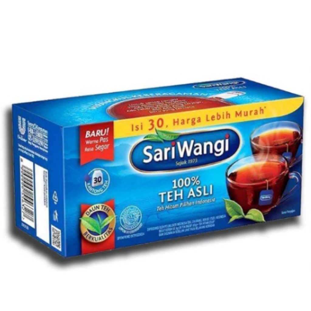 

sariwangi teh celup hitam asli 30x1.85gr