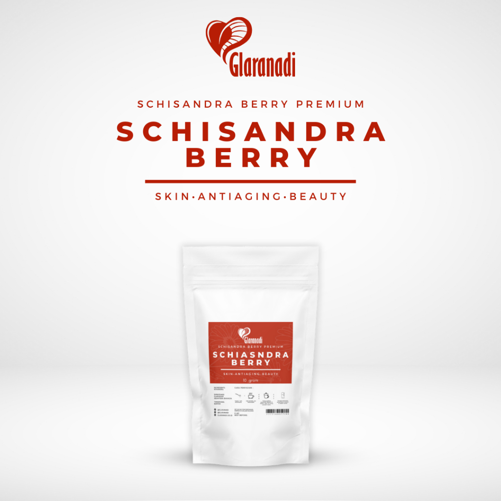 Glaranadi Teh Buah Schisandra Omija Kering 15g / Pure Dried Schisandra Omija Berry Tea
