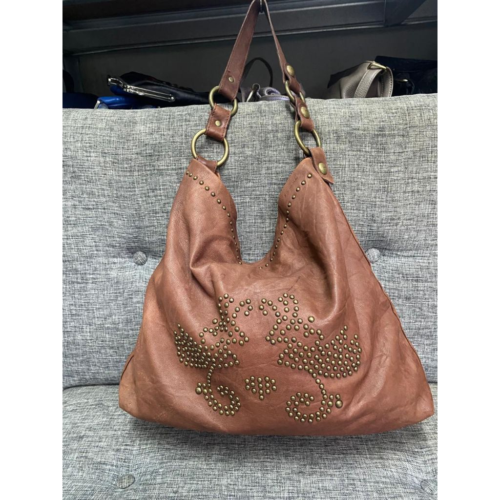 Hobo coklat kulit Ssamzie